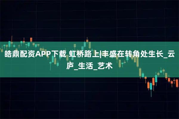 皓鼎配资APP下载 虹桥路上|丰盛在转角处生长_云庐_生活_艺术